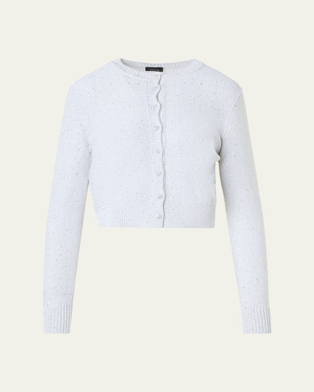 Knit Cardigan with Sequins